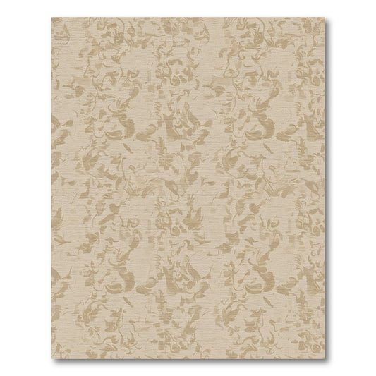 Earthy Abstract Floral Meadow Rug