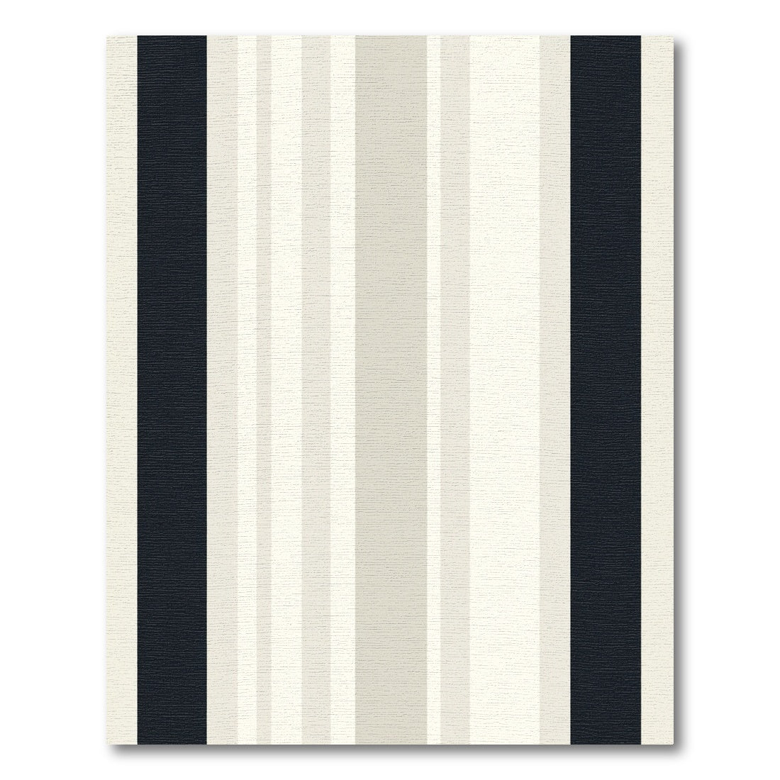 Modern Dark Gray Striped Rug