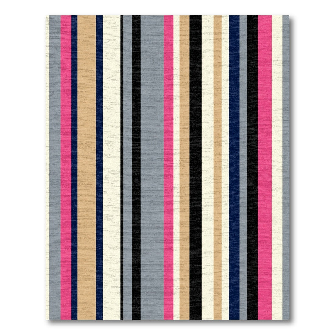 Vibrant Multi Stripe Color Block Rug