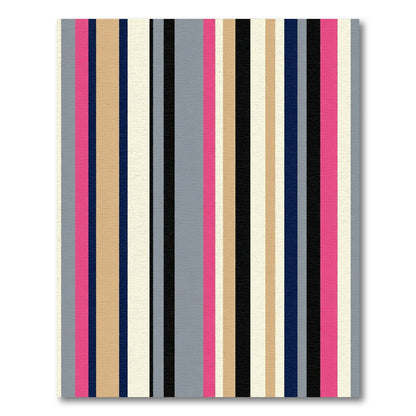 Vibrant Multi Stripe Color Block Rug
