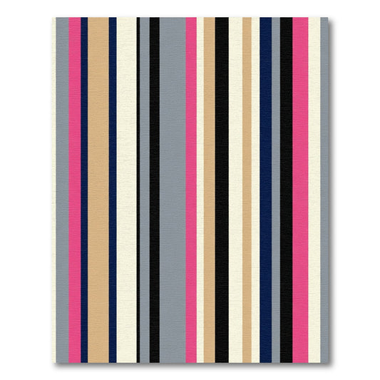 Vibrant Multi Stripe Color Block Rug