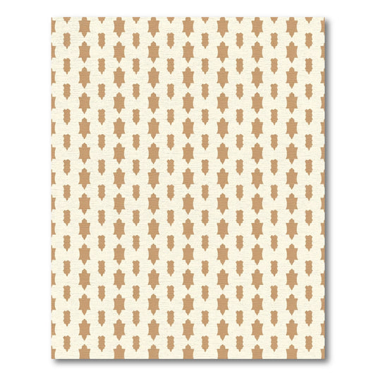 Cream Gold Starburst Repeat Rug