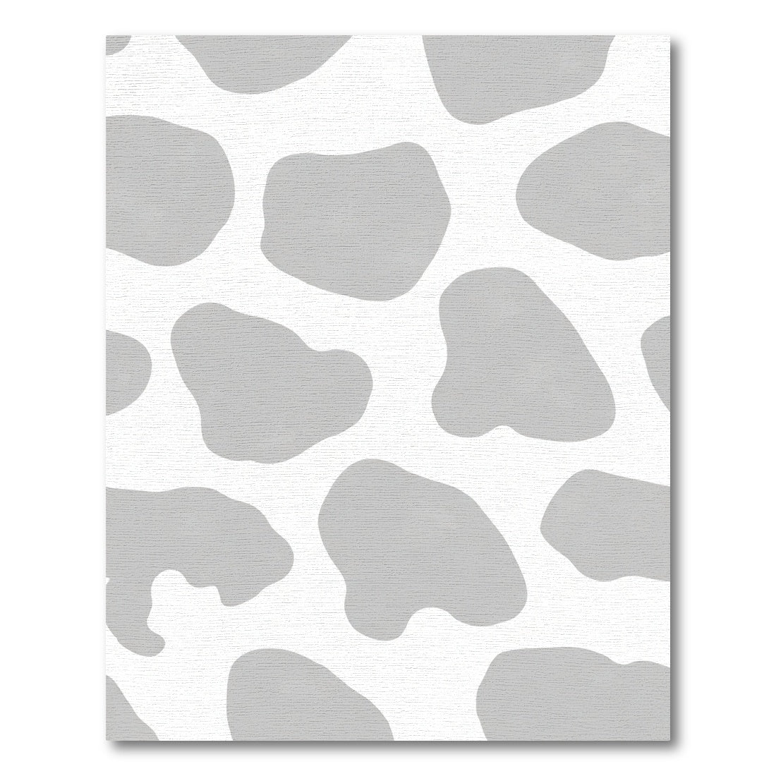 Soft Gray Abstract Spots Rug