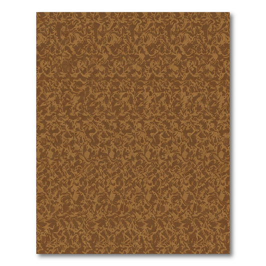 Rich Brown Organic Swirl Rug