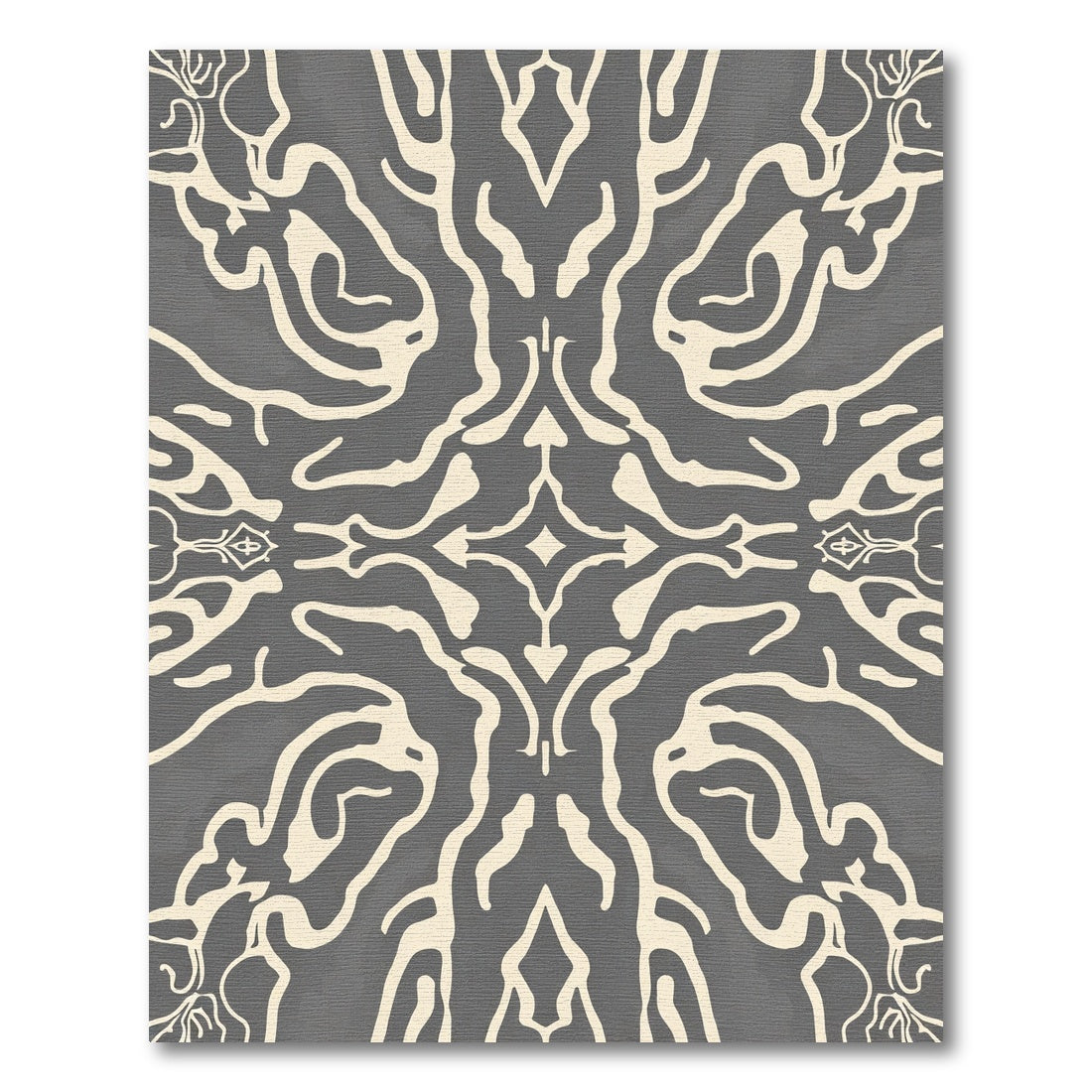 Stone Beige Organic Flowing Abstract Rug