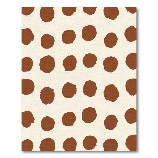 Brown Polka Dot Field Rug