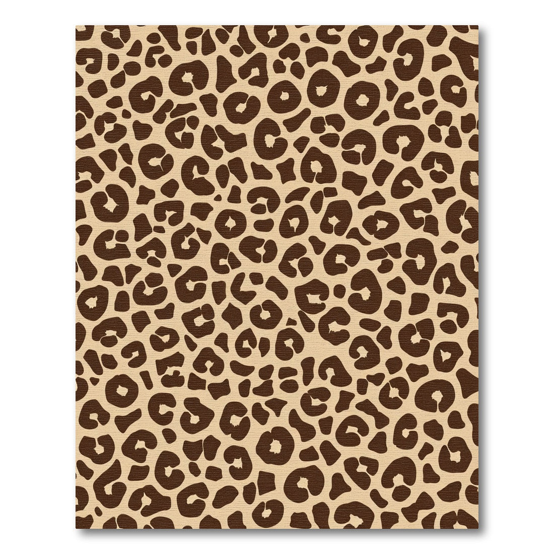 Caramel Spots Animal Print Rug