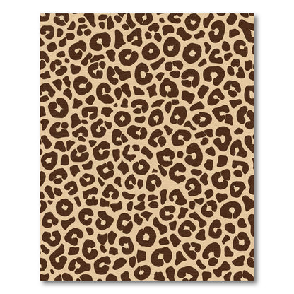 Caramel Spots Animal Print Rug