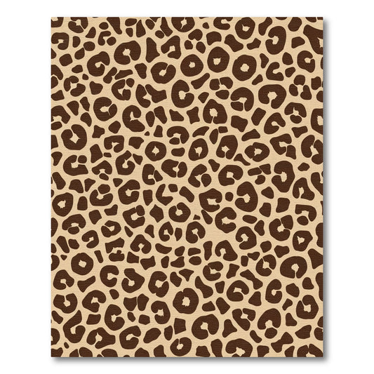 Caramel Spots Animal Print Rug