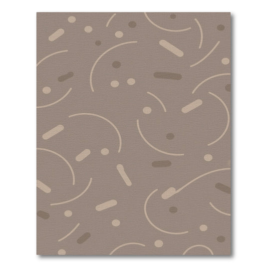 Abstract Brown Area Rug