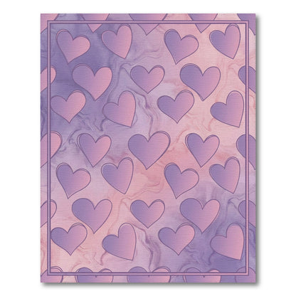 Purple Heart Marble Area Rug