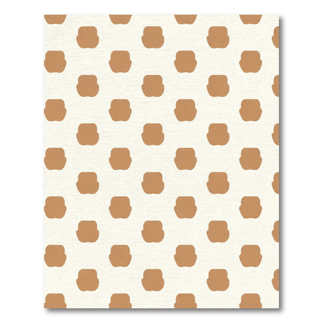 Caramel Cloud Repeated Shape Rug