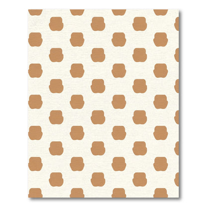 Caramel Cloud Repeated Shape Rug