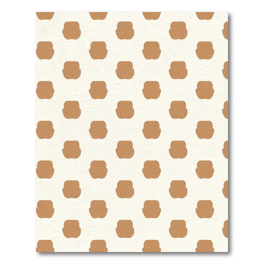 Caramel Cloud Repeated Shape Rug