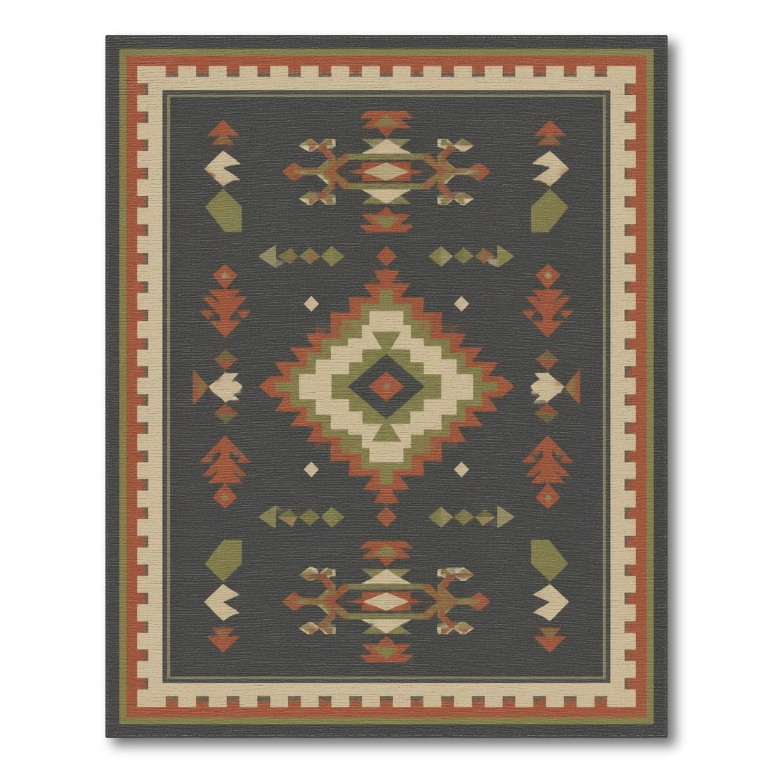 Heritage Tribal Grey Area Rug