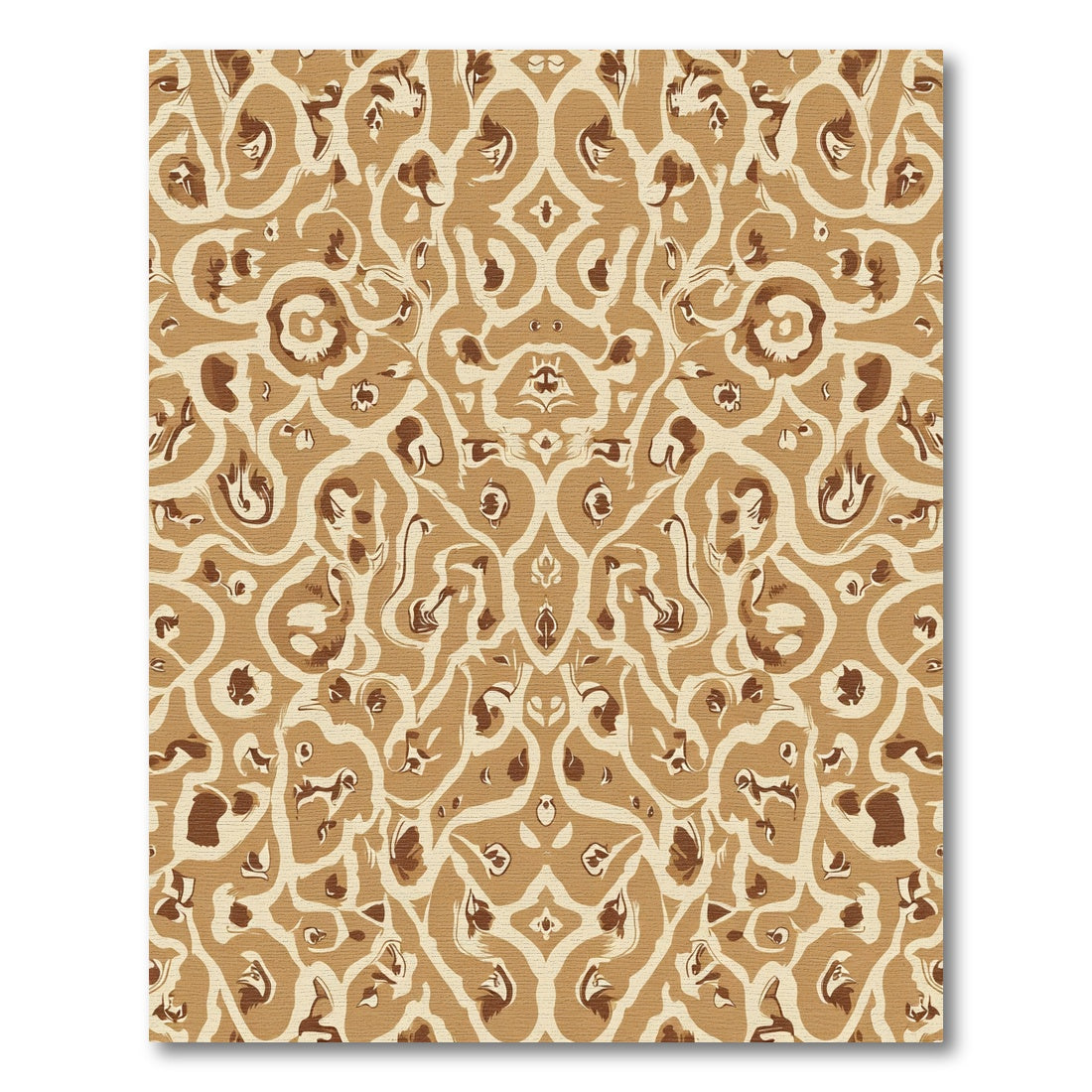 Ambient Earth Tone Arabesque Rug