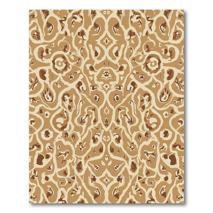 Ambient Earth Tone Arabesque Rug