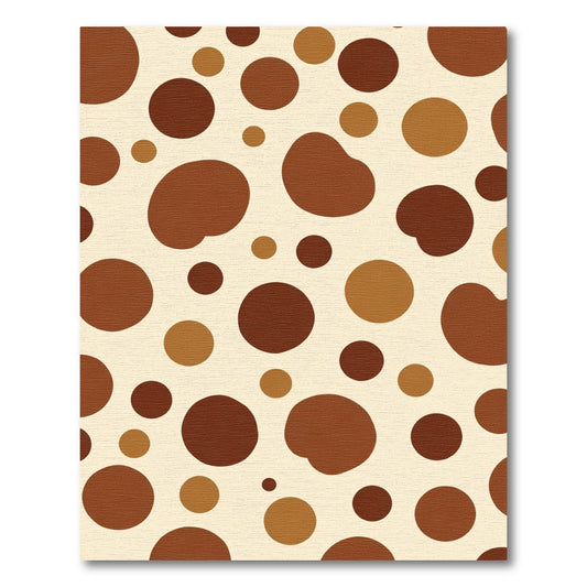 Earthy Polka Dot Scatter Rug