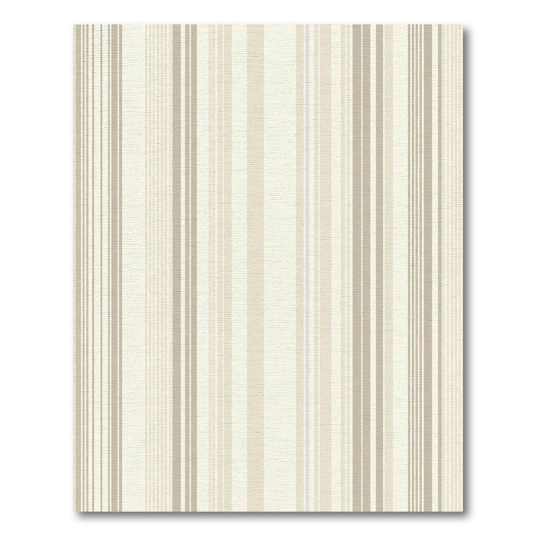 Neutral Vertical Stripe Statement Rug