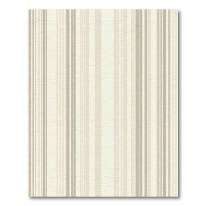 Neutral Vertical Stripe Statement Rug