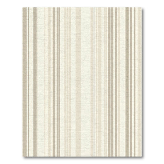 Neutral Vertical Stripe Statement Rug