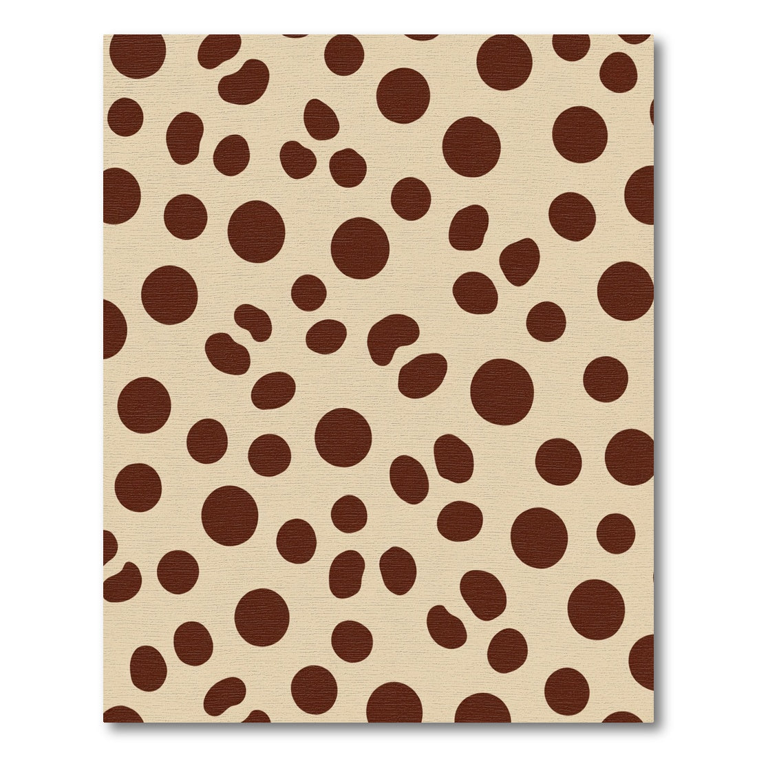 Brown Polka Dot Sprinkle Rug