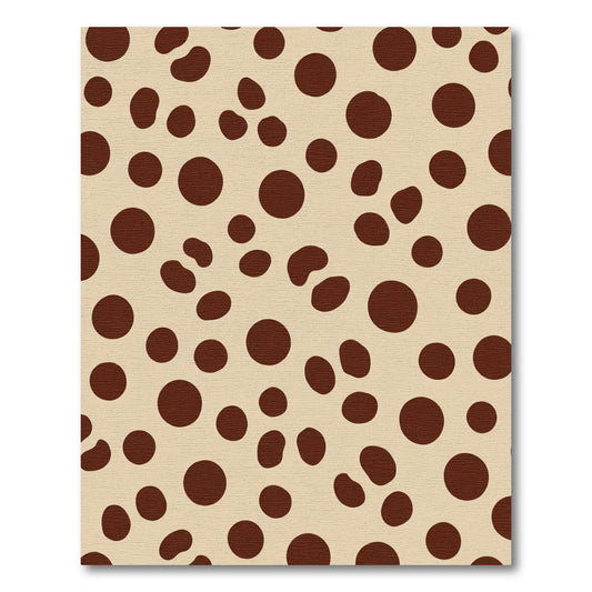 Brown Polka Dot Sprinkle Rug