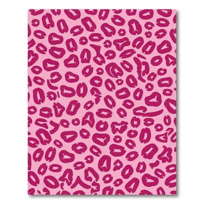 Pink Leopard Spots Rug
