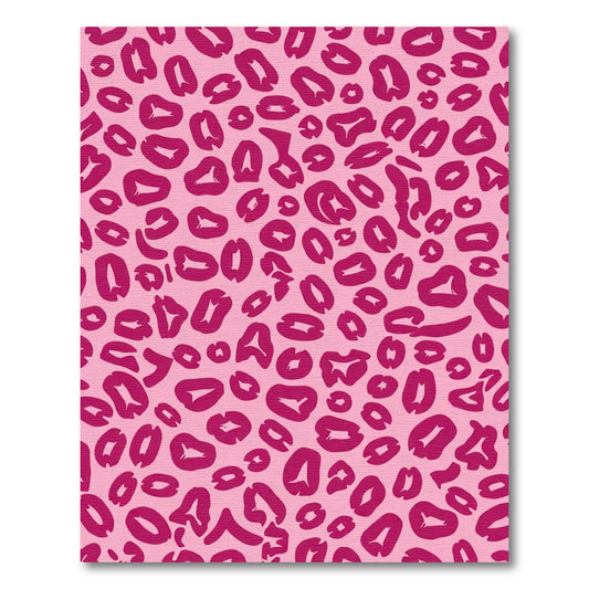 Pink Leopard Spots Rug