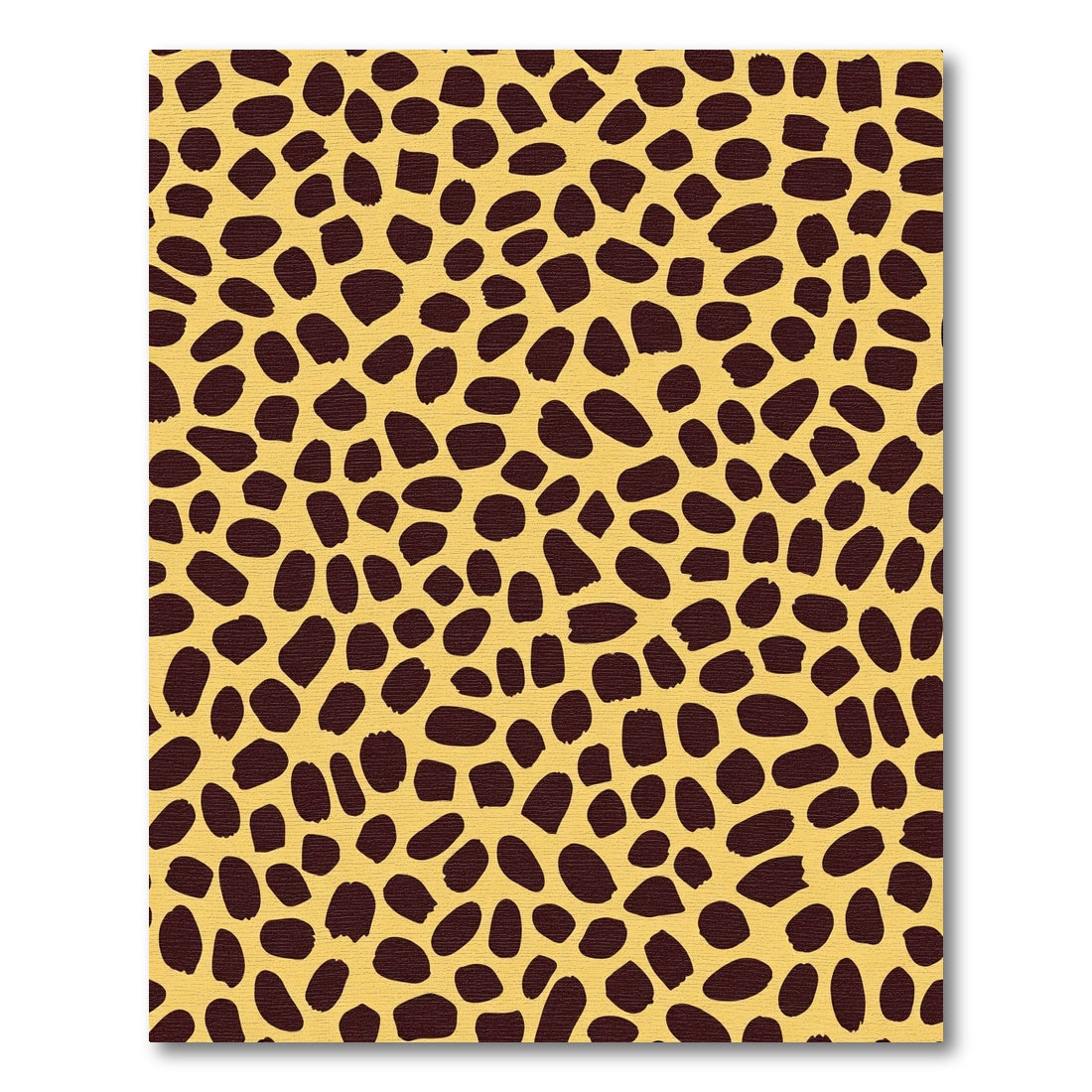 Golden Spots Animal Print Rug