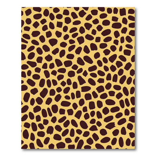 Golden Spots Animal Print Rug