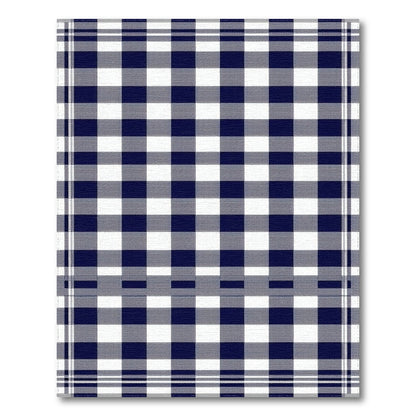 Geometric Modern Black and White Black White Checkered Plaid Area Rug