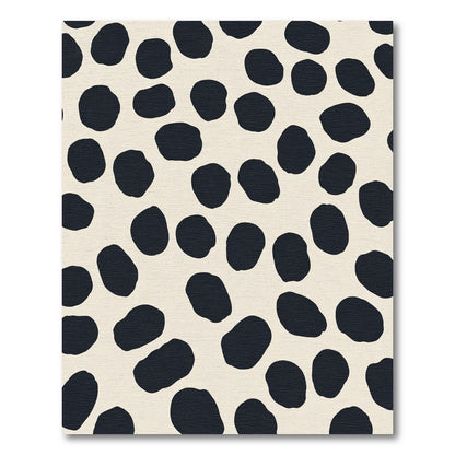 Black Spot Organic Field Rug
