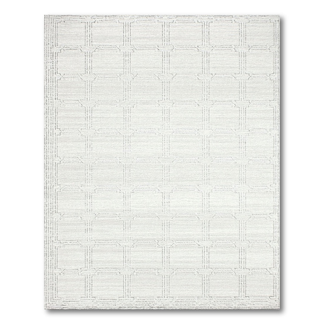 Ivory Geometric Area Rug