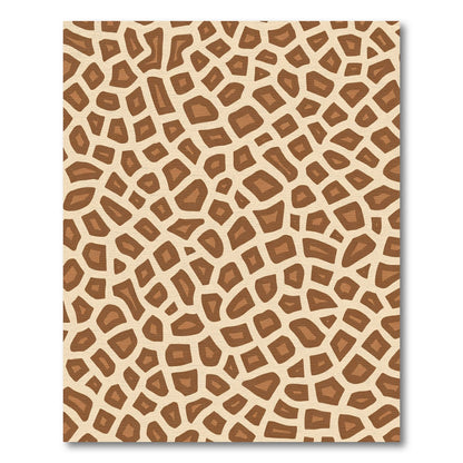Safari Brown Irregular Patchwork Rug