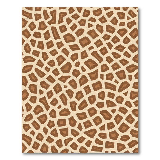 Safari Brown Irregular Patchwork Rug