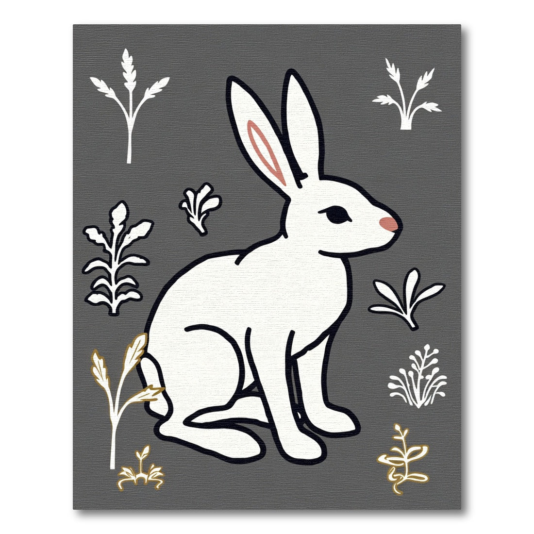 White Rabbit Woodland Whimsy Rug