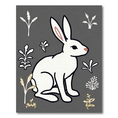 White Rabbit Woodland Whimsy Rug