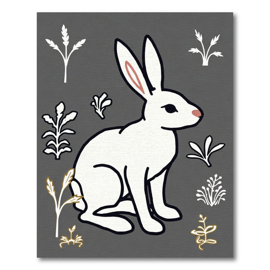 White Rabbit Woodland Whimsy Rug