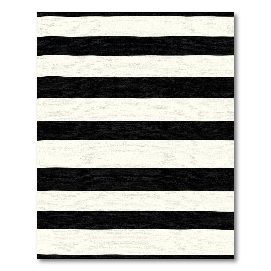Black White Wide Linear Composition Rug