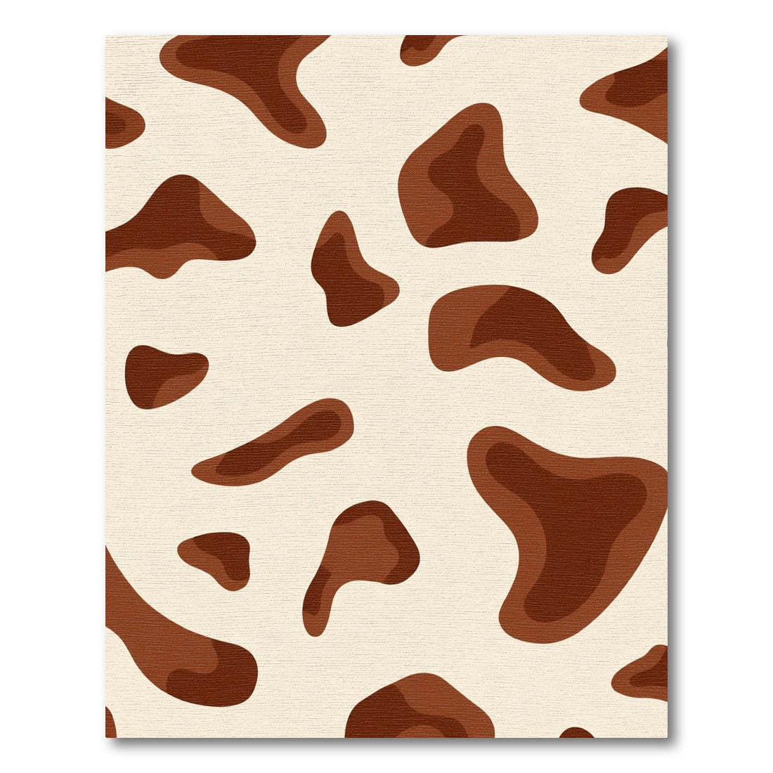 Brown Creamy Mottled Patchwork Rug