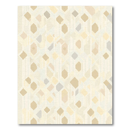 Neutral Geometric Honeycomb Arrangement Rug