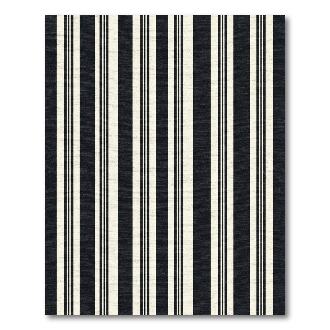 Bold Monochrome Parallel Lines Rug