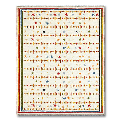 Multi-Color Star Geometric Area Rug
