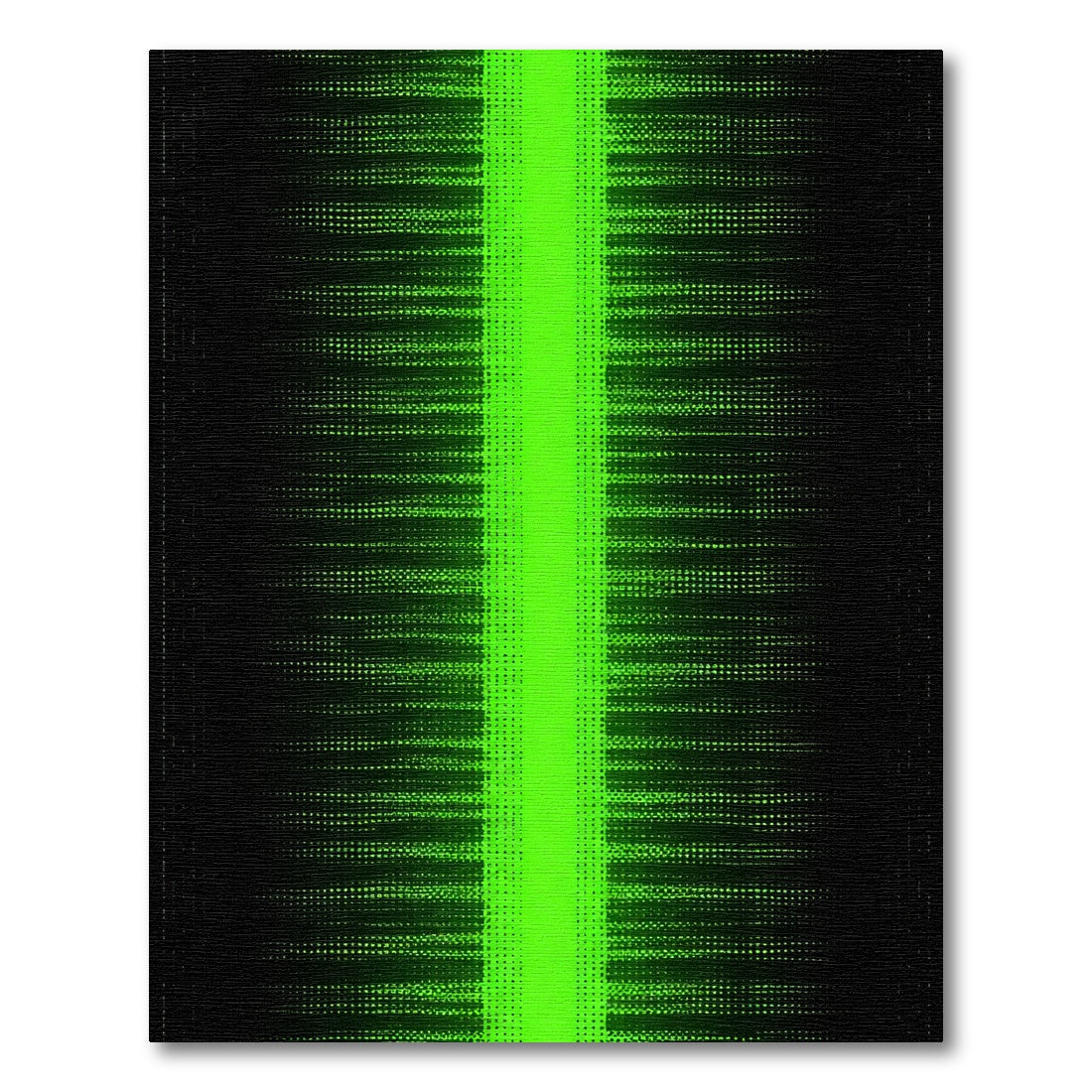Radiant Neon Green Abstract Stripe Rug