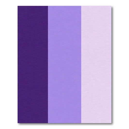 Gradient Midnight Violet Lavender Field Rug