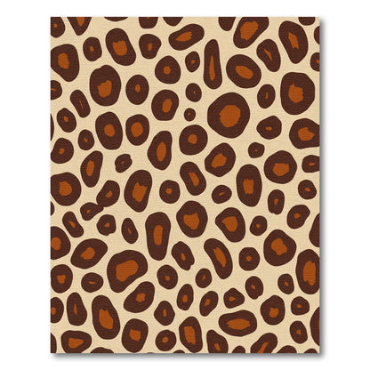 Animal Print Brown Beige Spots Rug