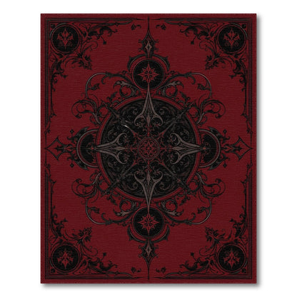 Ornate Red Ornate Persian Medallion Area Rug