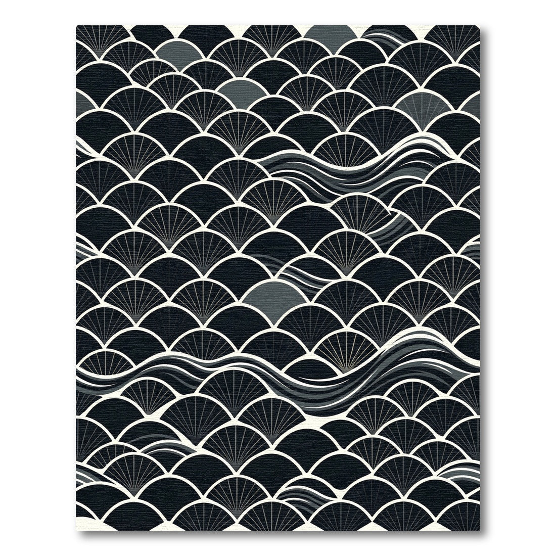 Monochromatic Fan Waves Rug