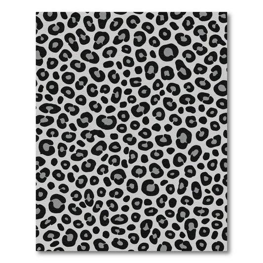 Monochromatic Leopard Spot Cluster Rug